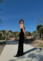 Black Classy Prom Dress Sexy Slit Classy Prom Dress Birthday Outfits