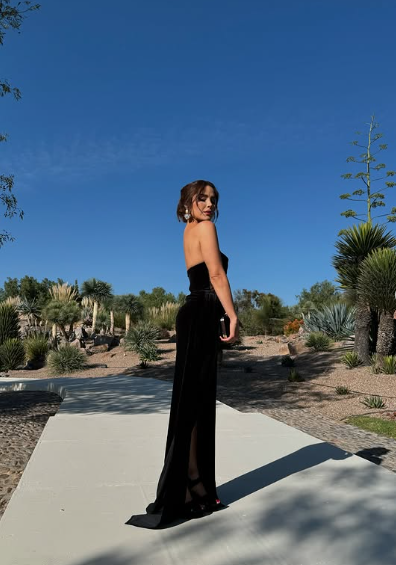 Black Classy Prom Dress Sexy Slit Classy Prom Dress Birthday Outfits