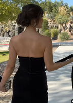 Black Classy Prom Dress Sexy Slit Classy Prom Dress Birthday Outfits