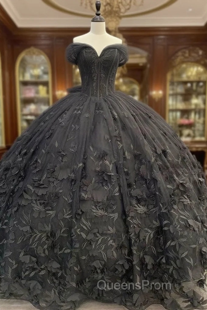 Black quinceanera Dress Ball Gown Evening Prom Dress Evening Gown Main image