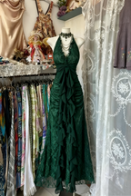 Black/Red Sweet Vintage Fashion Backless Long A-Line Chiffon Tulle Ball Gown Classy Evening Dress Birthday Dress