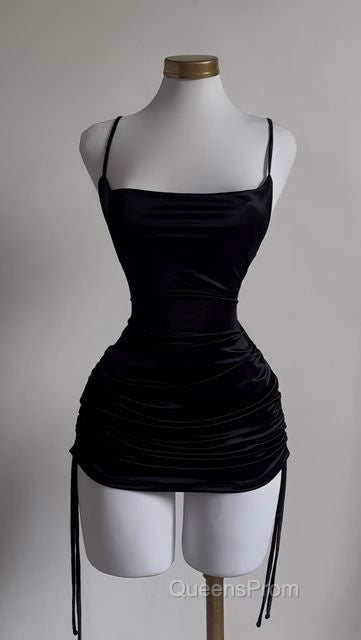 Black Short Evening Prom Dress Sexy Evening Dress Secondary image