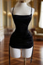 Black Short Evening Prom Dress Sexy Evening Dress