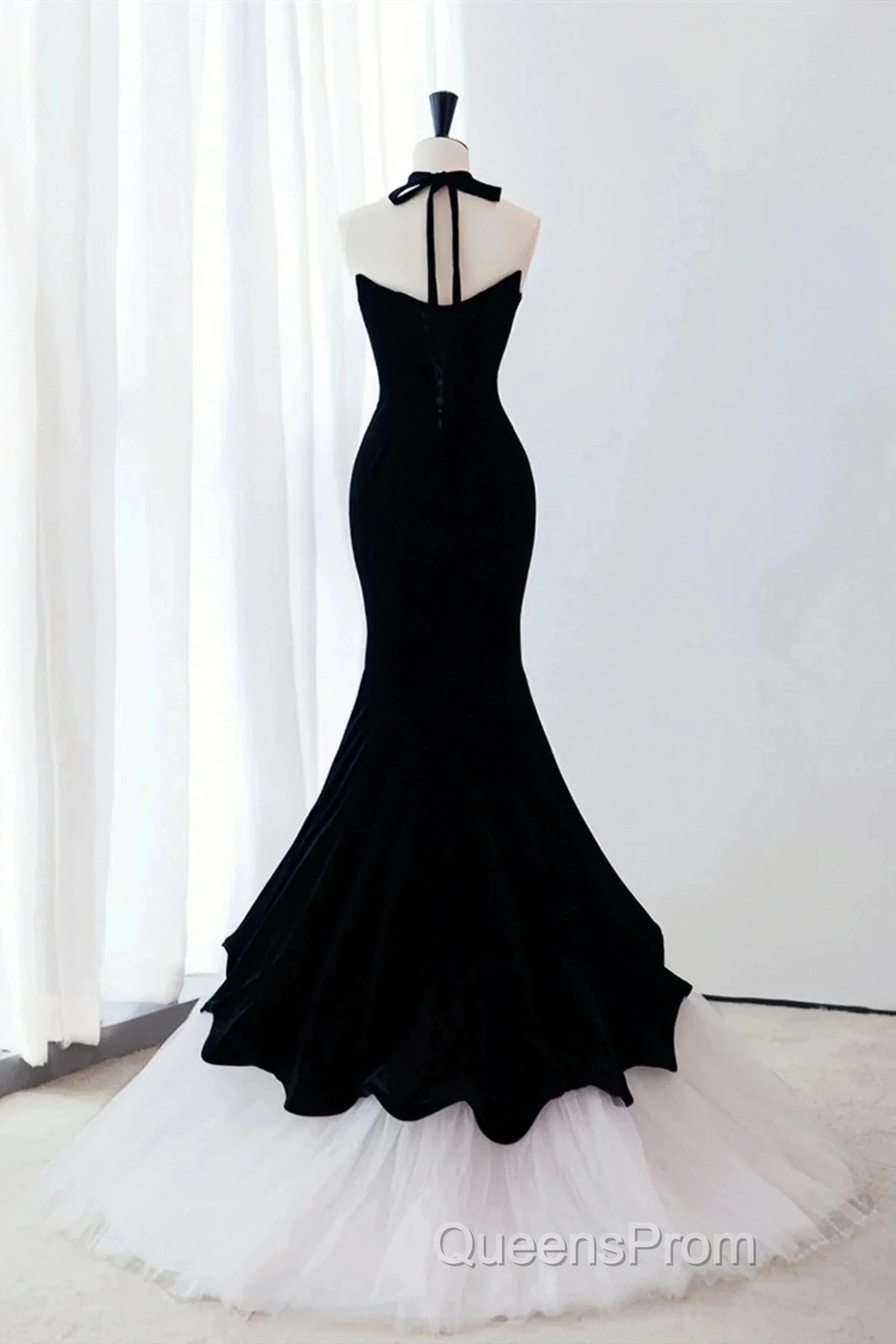 Black Sweetheart Mermaid Tulle Evening Prom Dress Secondary image