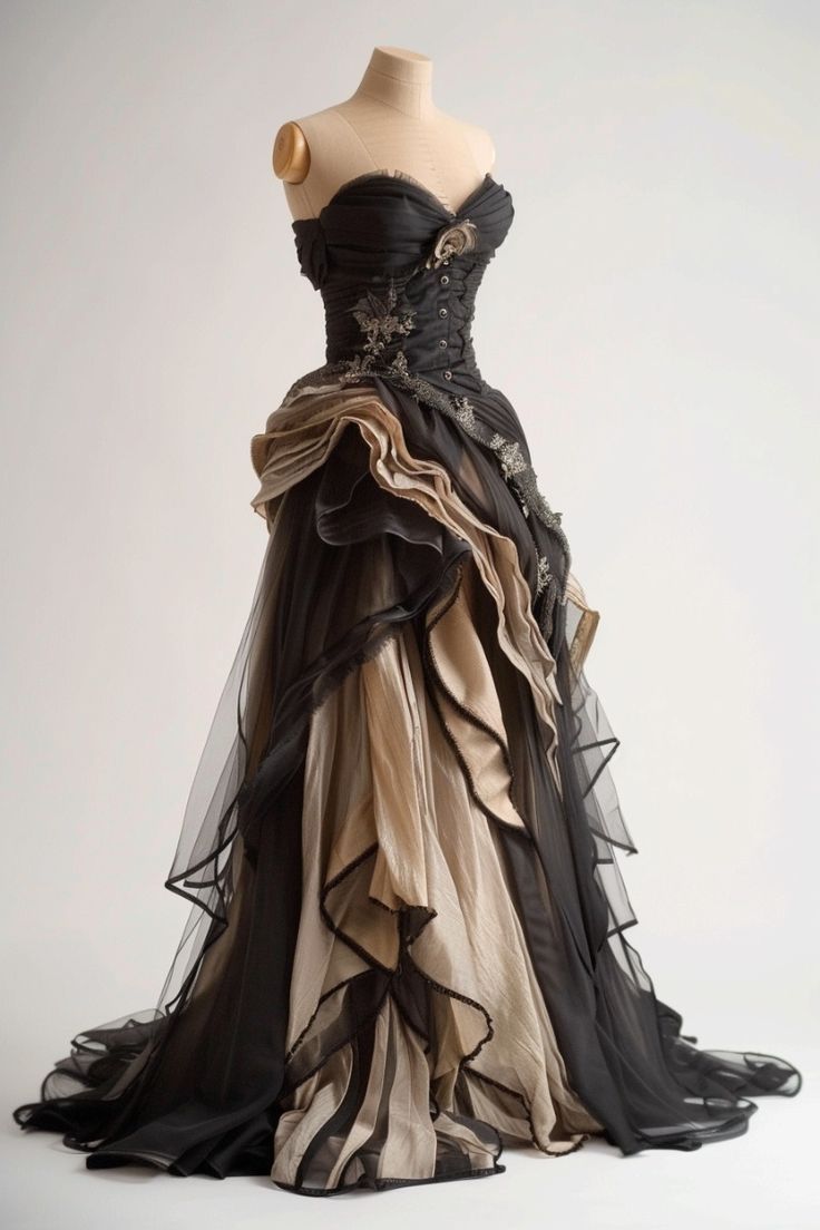 Black Tulle Long Classy Prom Dress Charming Classy Evening Dress Secondary image