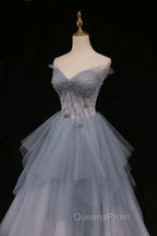 Blue Beaded Sweetheart Long Evening Dress Blue Evening Prom Dress Evening Prom Dress shops
