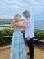 Blue Classy Evening Dress Long Classy Prom Dress Party Dress