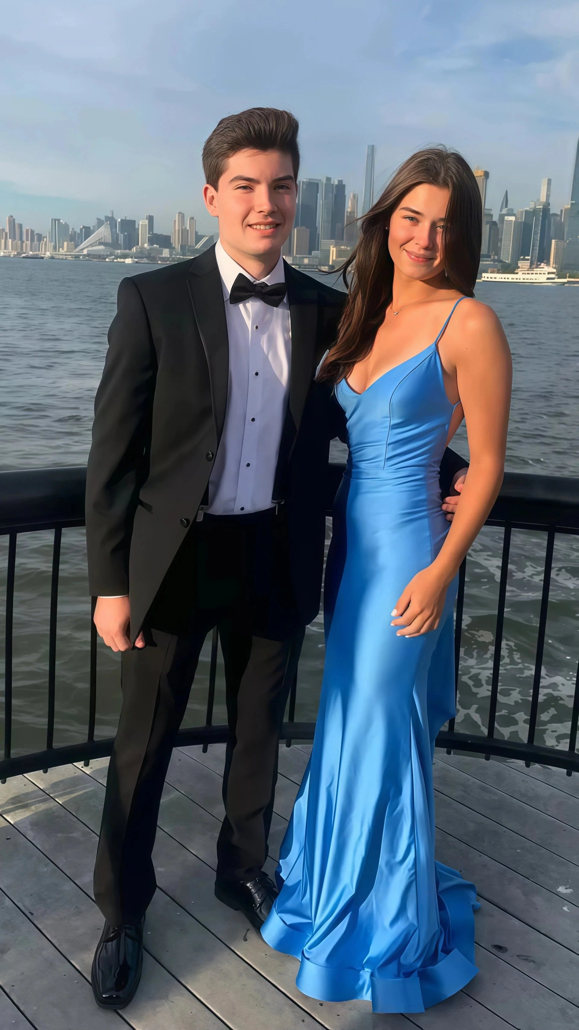 Blue Classy Prom Dress, Mermaid Classy Prom Dress Open Back Classy Evening Dress