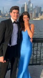 Blue Classy Prom Dress, Mermaid Classy Prom Dress Open Back Classy Evening Dress