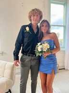 Blue Sheath Homecoming Dress Short Classy Prom Dress