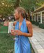 Blue Simple Classy Prom Dress Classy Evening Gown Party Dress Bridesmaid Dress