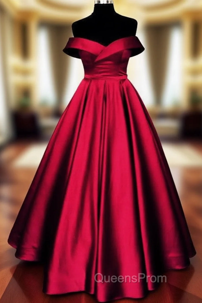 Bow Back Evening Prom Dress Ball Gowns Off The Shoulder Main image