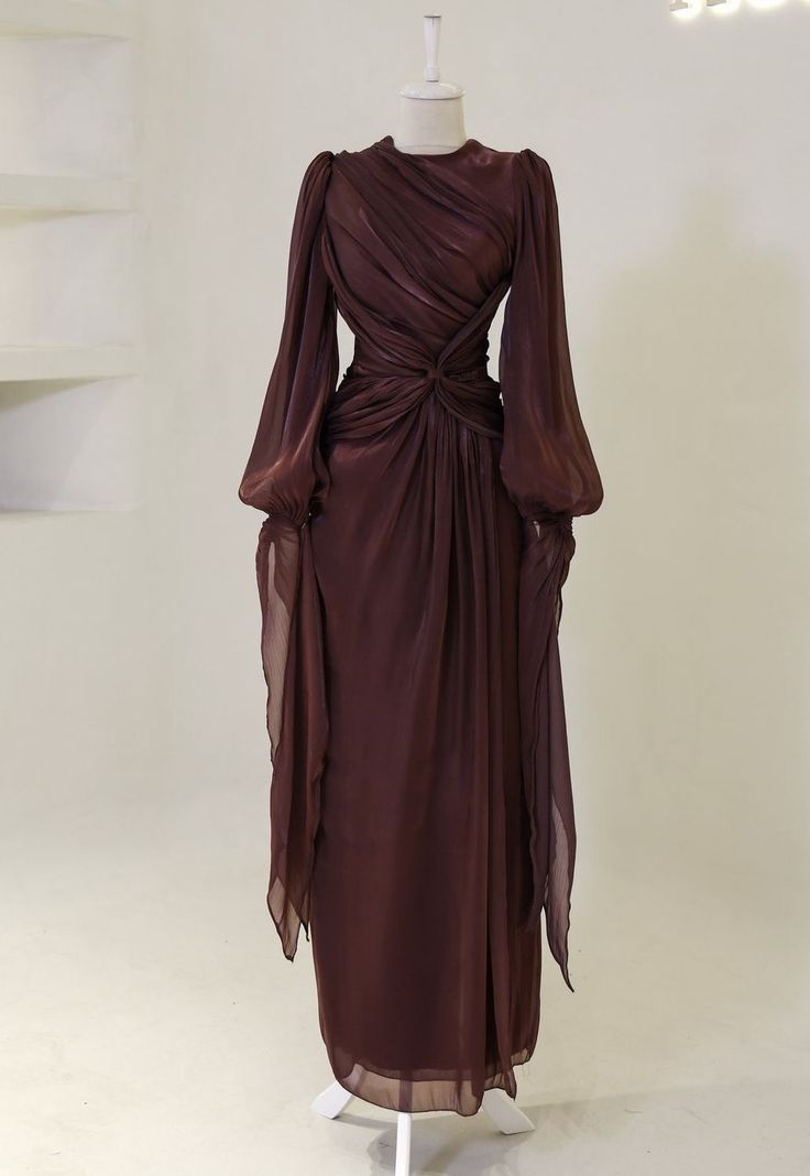 Burgundy Classy Evening Dress A Line Long Classy Prom Gowns Secondary image