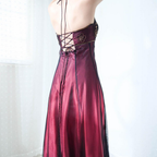 Vintage Fuchsia Halter-Neck A-Line Beaded Chiffon Long Classy Prom Dress Classy Evening Gown