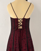 Vintage Burgundy A Line Spaghetti Straps Long Classy Prom Dress Classy Evening Dress