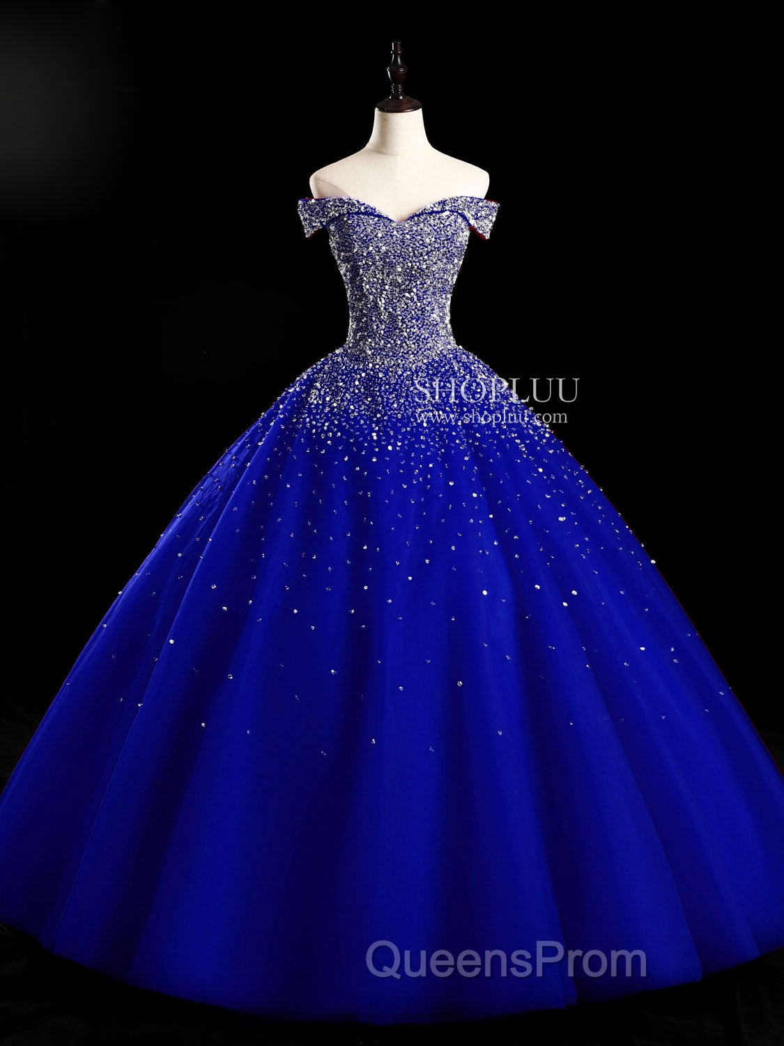Burgundy Off Shoulder Tulle Sequin Long Evening Prom Dress, Burgundy Sweet 16 Dress