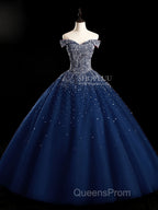 Burgundy Off Shoulder Tulle Sequin Long Evening Prom Dress, Burgundy Sweet 16 Dress