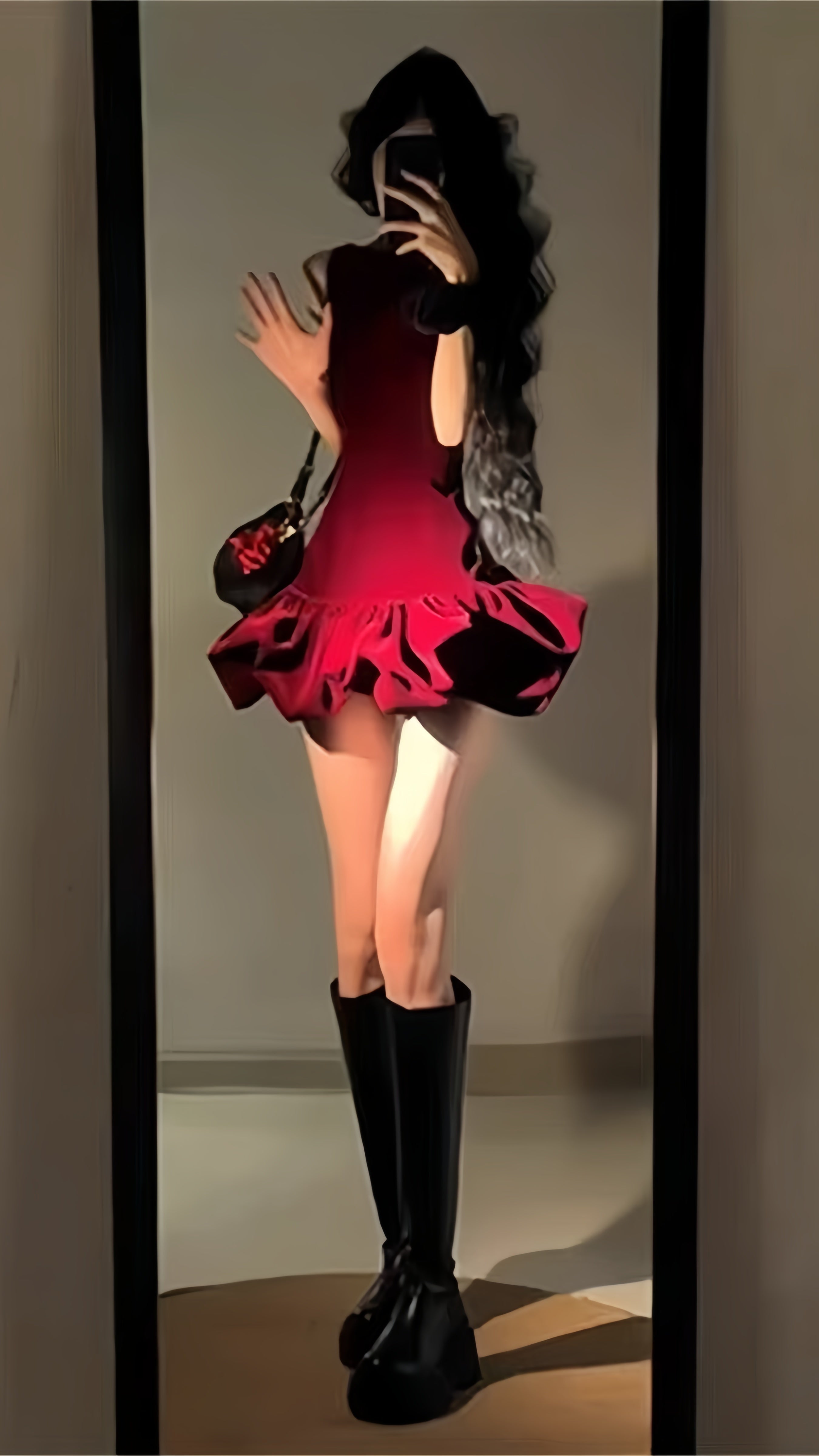 Burgundy Classy Prom Dress Sleeveless Mini Party Dress Short Graduation Dress Cocktail Outfits Main image