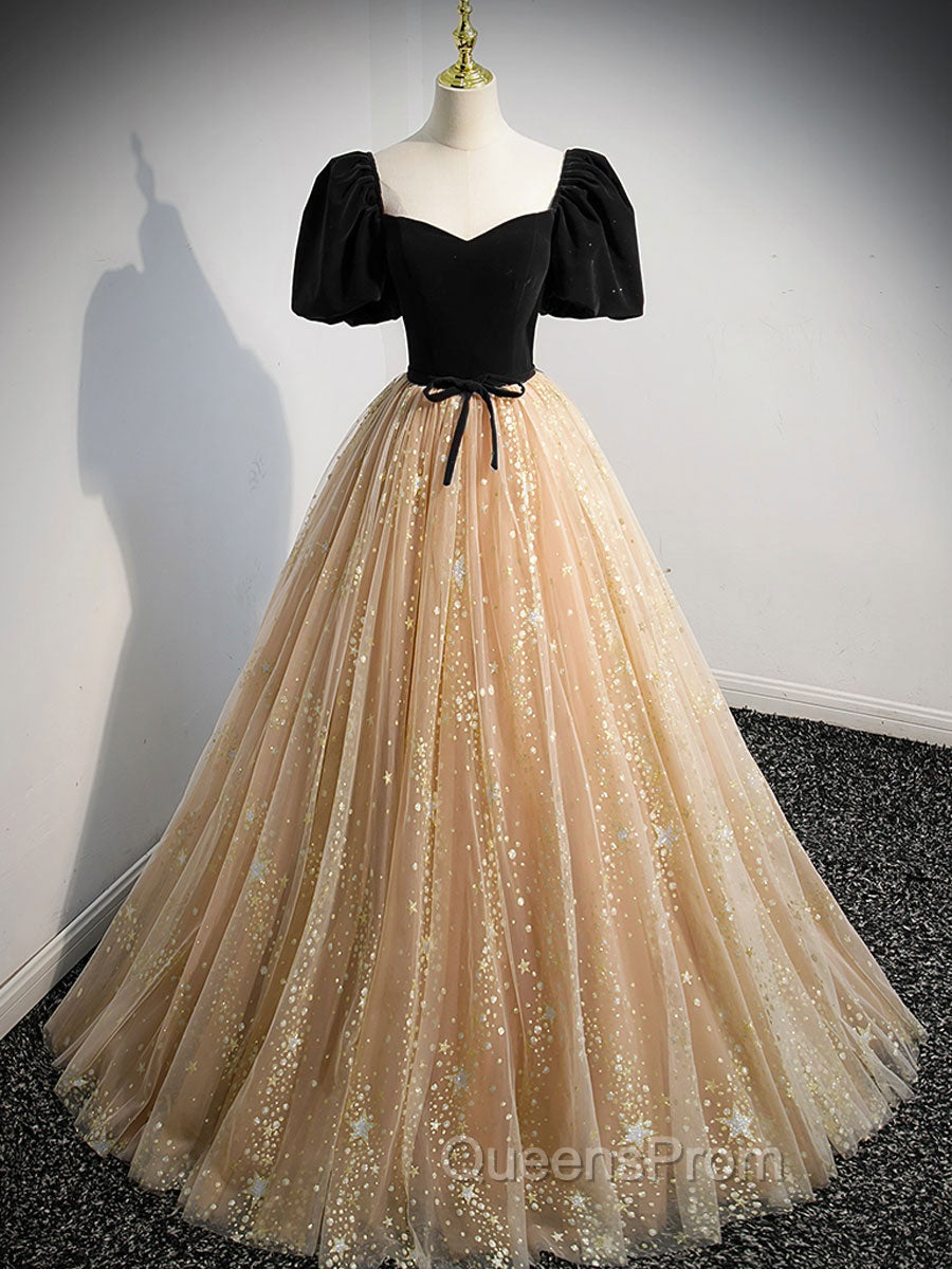 Burgundy Tulle Long Evening Prom Dress, Burgundy Tulle Evening Dress