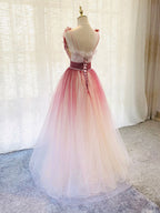 Burgundy V Neck Tulle Sequin Long Classy Prom Dress Burgundy Classy Dress
