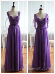 Cap Sleeves Backless Chiffon Evening Prom Dress Bridesmaid Dress