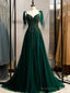 A-Line Party Dress Elegant Engagement Formal Evening Birthday Dress Spaghetti Strap Sleeveless Sweep