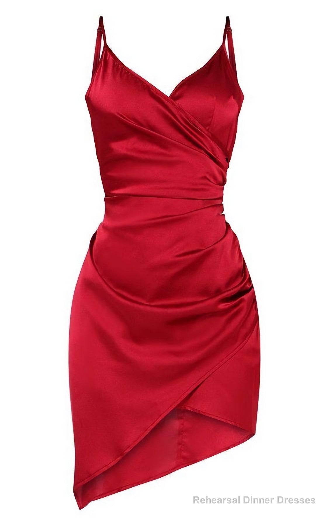 Red Formal Graduation Homecoming Dress Main image