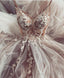 A Line Spaghetti Straps Long Prom Dresses, Party Dresses
