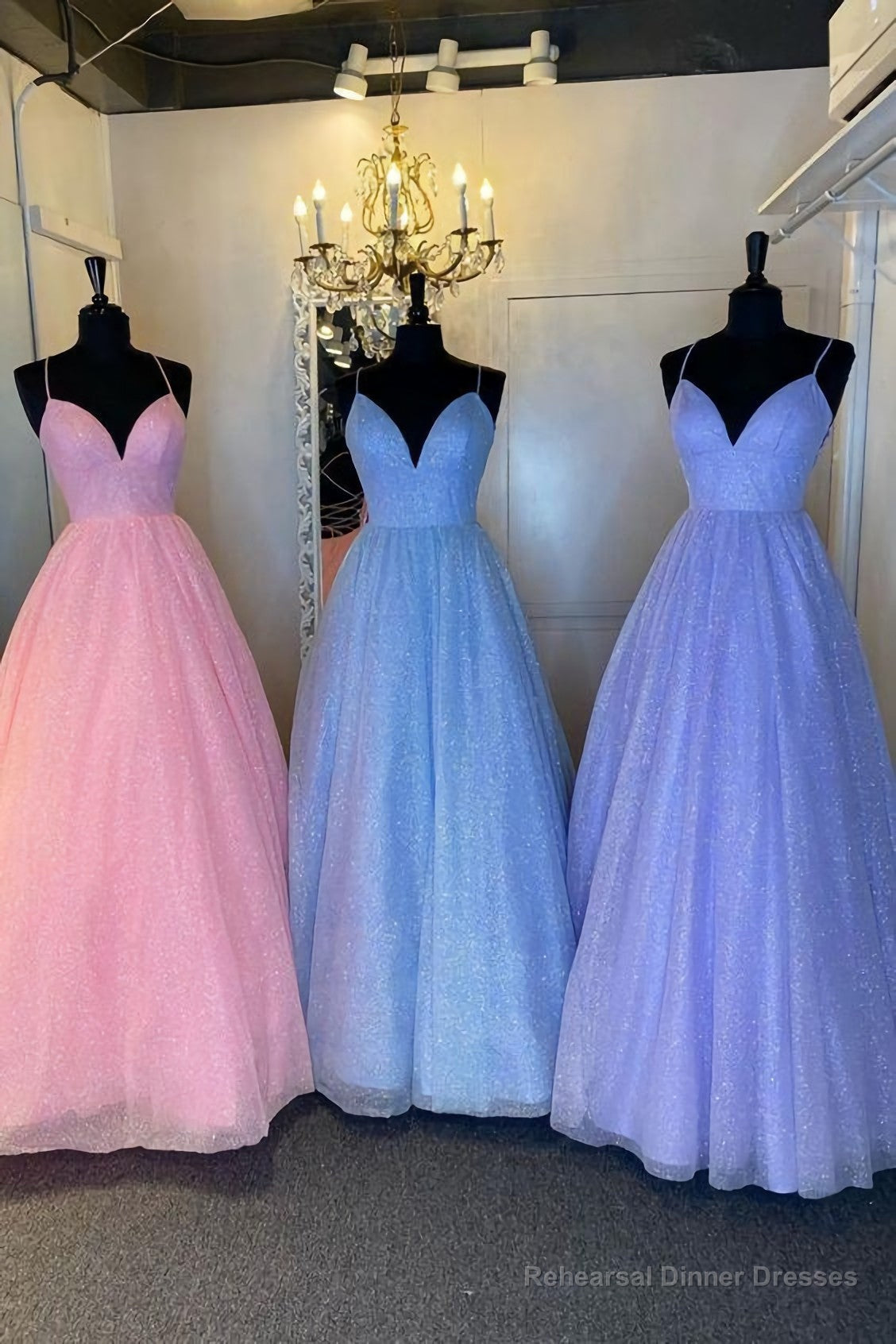 Priness A Line Long Prom Dresses, Formal Dresses 2025 Main image