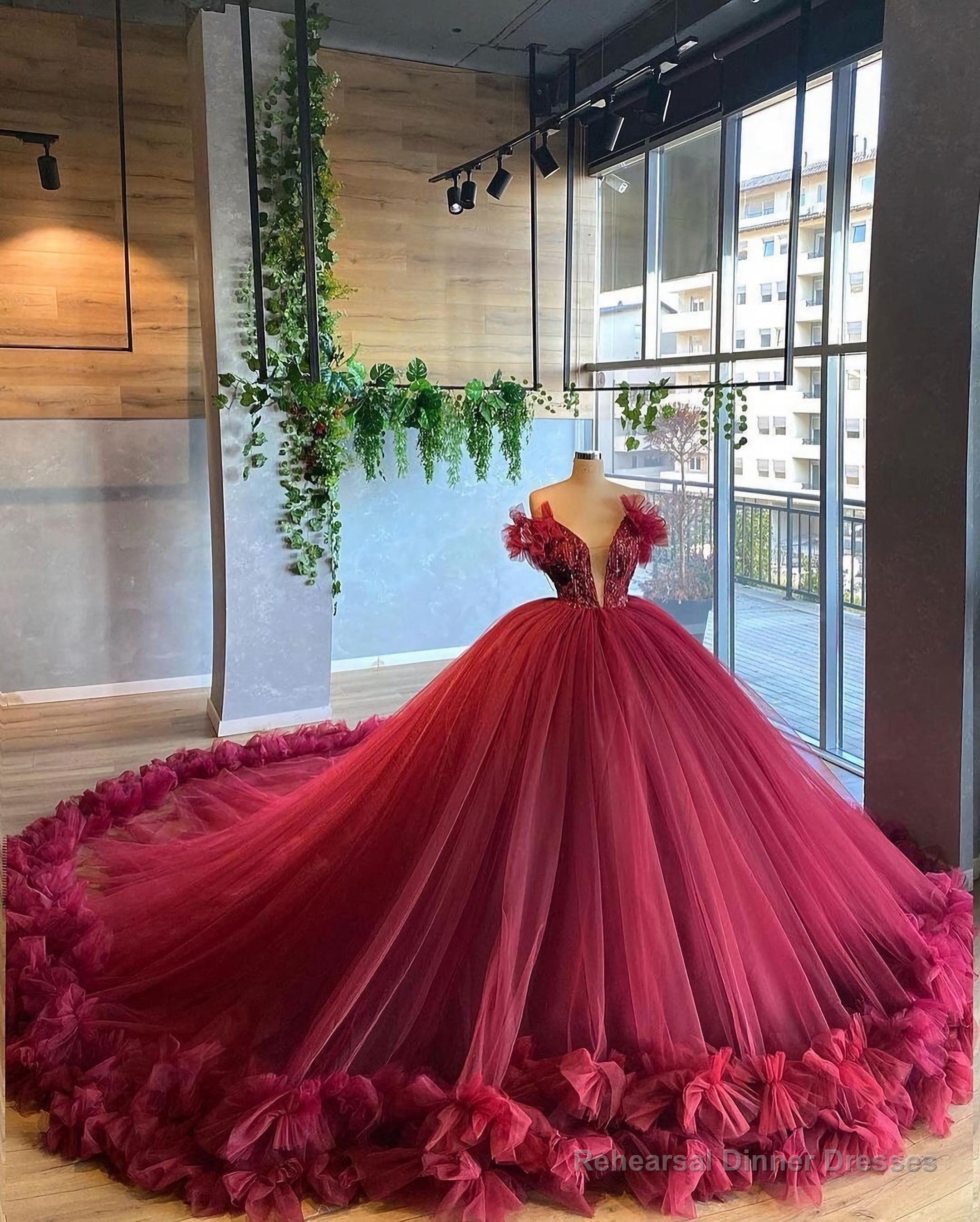 A Line Prom Dress, Ball Gown Evening Dress Main image