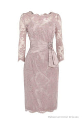 New Arrival Sheath Mothers Dresses, With Lace Blink Sequins Elegant Mother Of The Bride Dress, Long Sleeve Evening Gowns Prom Dress