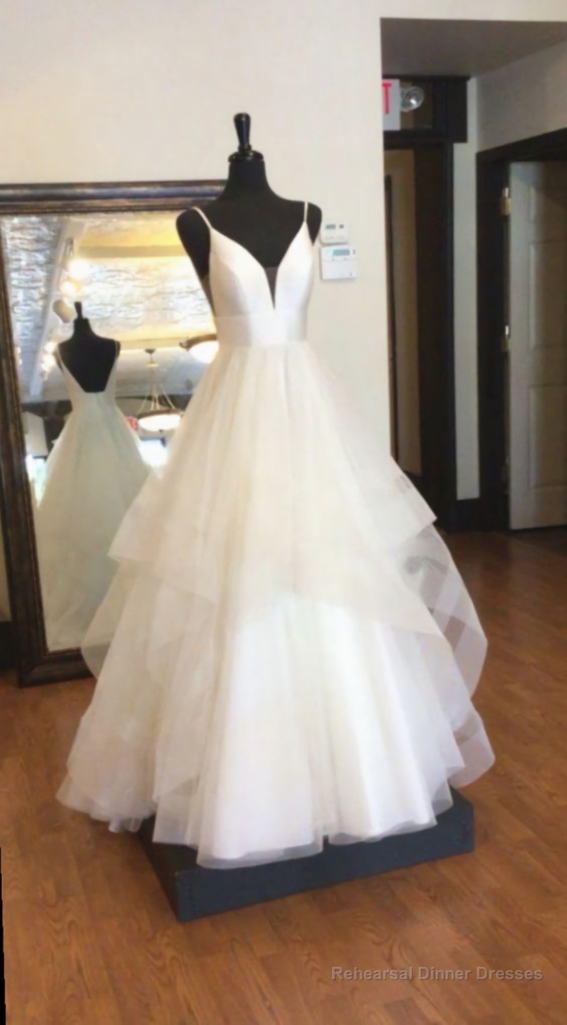 White Evening Dresses, Long Evening Gown Formal Prom Dress Main image
