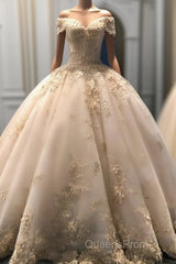 Champagne Ball Gown Evening Prom Dress Quinceanera Dress
