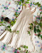 Champagne Spaghetti Straps Long Classy Prom Dress Pleated Classy Evening Dress