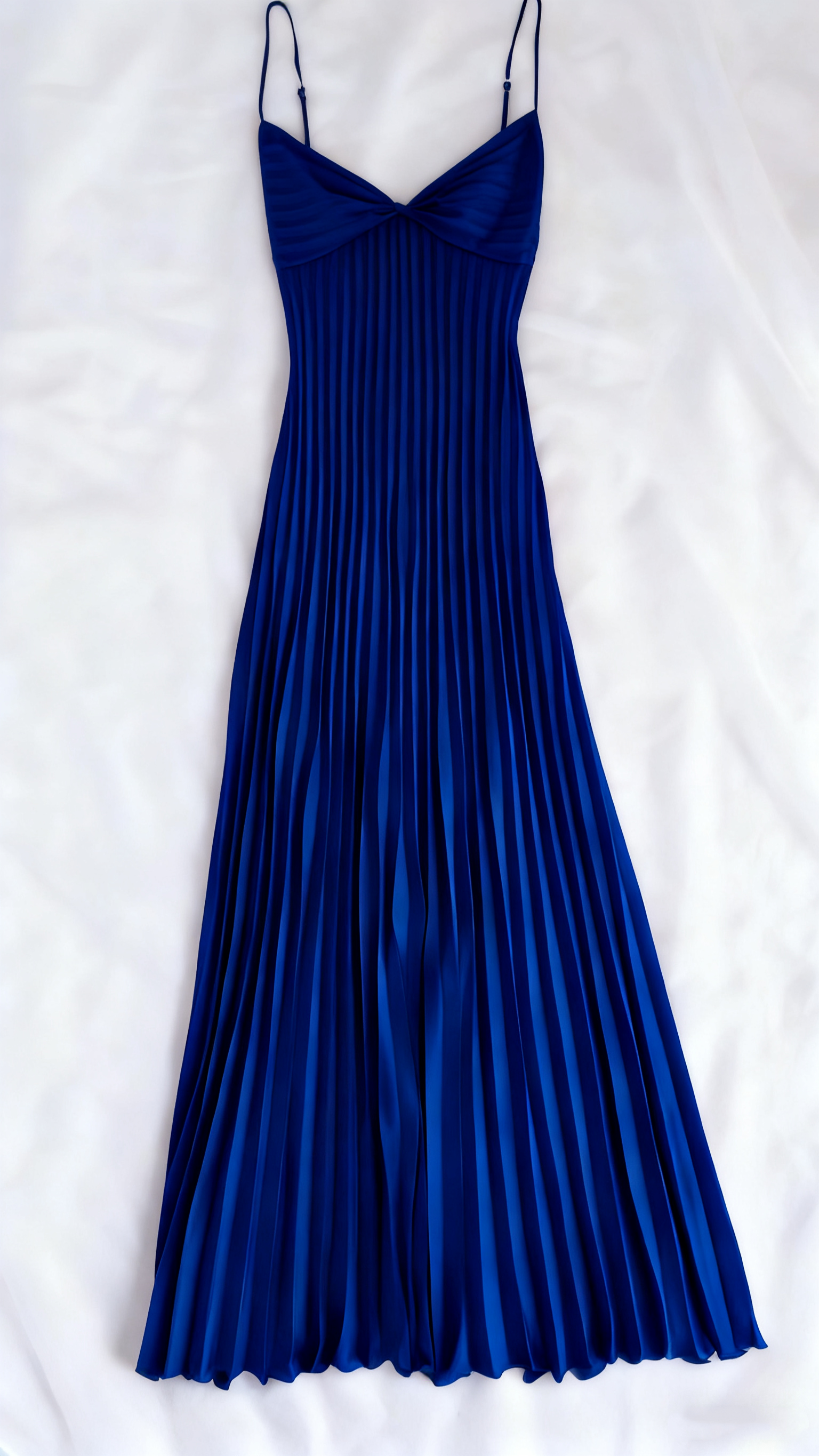 Champagne Spaghetti Straps Long Classy Prom Dress Pleated Classy Evening Dress