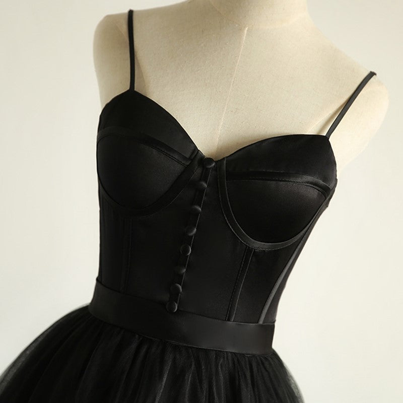 Charming Black Long Party Gowns, Black Classy Evening Classy Prom Dress