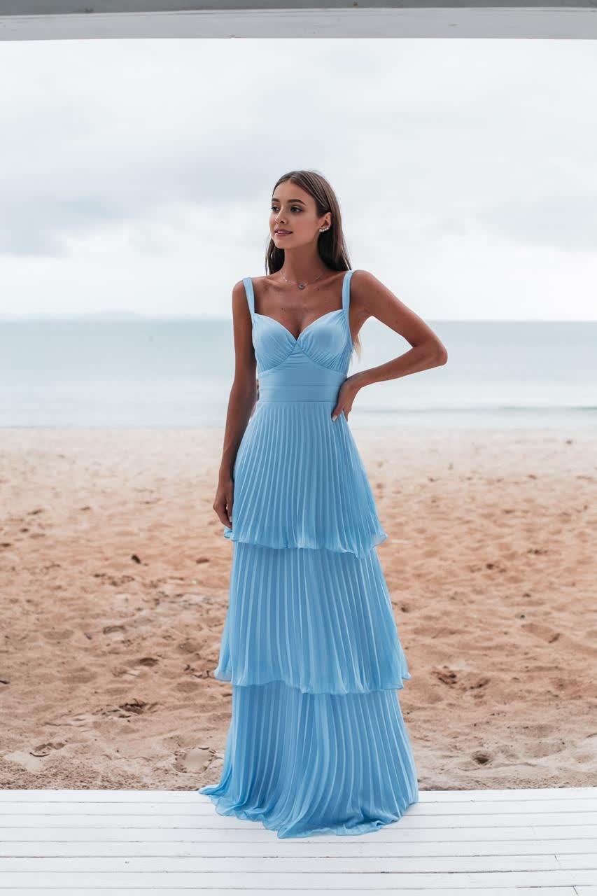 Charming Blue Classy Prom Dress Long Classy Evening Dress
