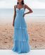 Charming Blue Classy Prom Dress Long Classy Evening Dress
