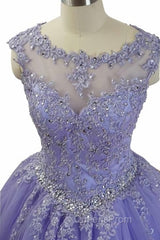 Charming Evening Dress , Quinceanera Dress with Appliques