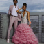 Beautiful Pink Beaded Mermaid Classy Prom Dress Long Classy Evening Dress