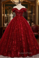 Charming Lace Sweetheart Off Shoulder Gown, Evening Prom Party Dress