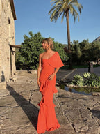 Charming Classy Prom Dress Orange Classy Evening Dress