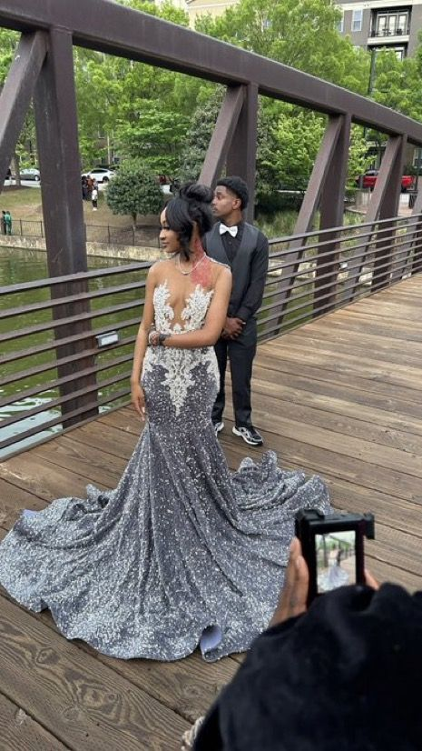 Charming Sequins Mermaid Classy Evening Dress Long Classy Prom Dress Secondary image