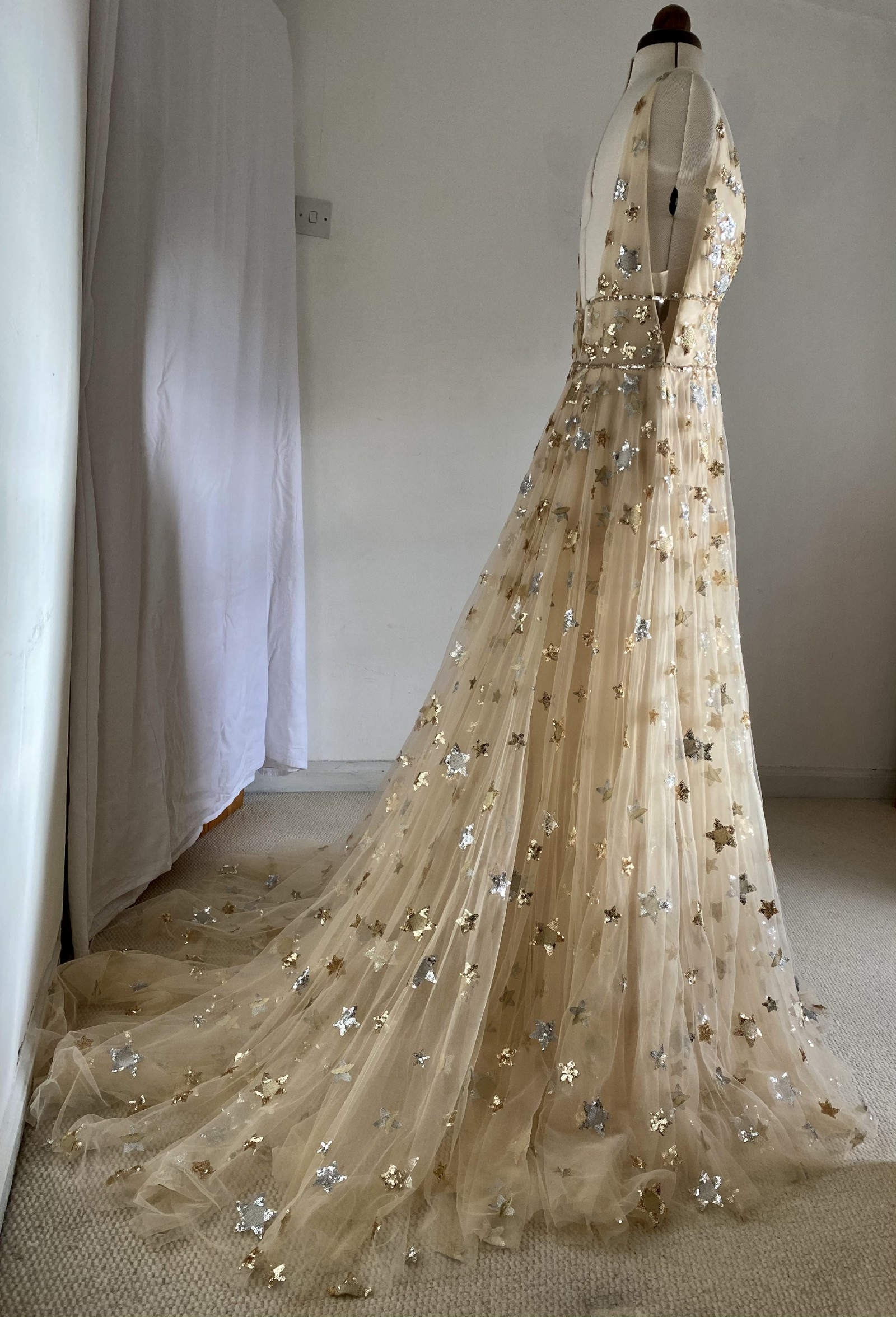 Charming V-Neck Floral Long Classy Prom Dress, Classy Evening Dress
