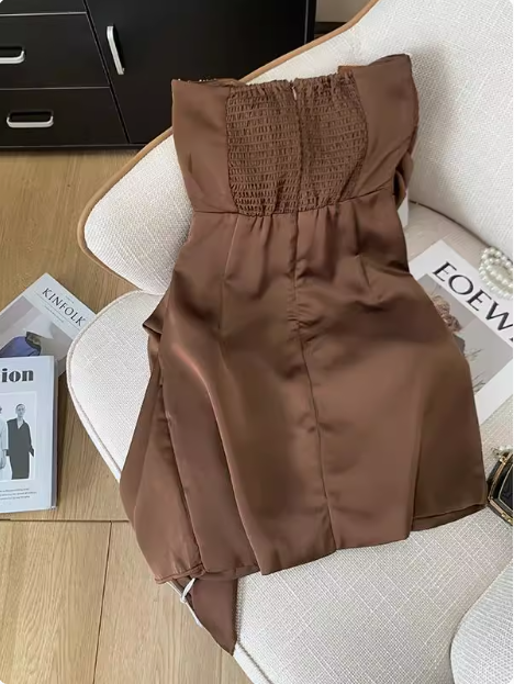Chic Ball Gown Brown Homecoming Dress 16Th Birthday Outfits Secondary image