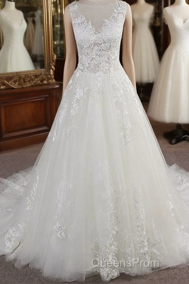 Chic Long Mermaid Sweetheart Spaghetti Strap Appliques Lace Wedding Dress Main image