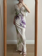 Chic Mermaid Chiffon Long Classy Prom Dress
