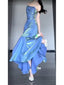 Chic Mermaid Spaghetti Straps Blue Long Classy Prom Dress Birthday Dress Birthday Outfits