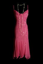 Chic Sheath Short Classy Prom Dress Chiffon Beaded Hot Pink Birthday Dress Sleeveless Classy Evening Dress