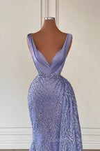 Chic Sleeveless Mermaid Evening Prom Dress